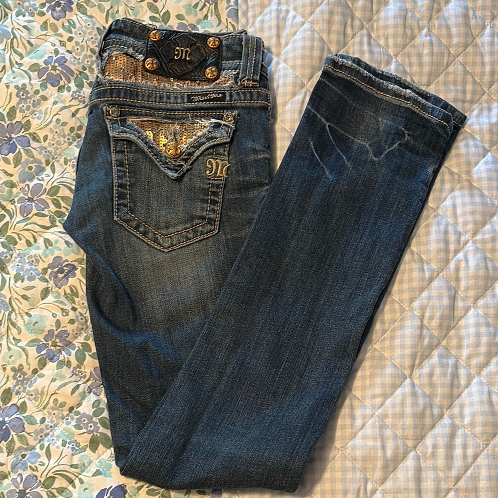 Women's Blue Miss Me Jeans